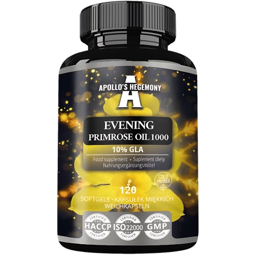 Apollo's hegemony - Evening Primrose Oil 1000 - 120 kapsułek Apollo's hegemony - Evening Primrose Oil 1000 - 120 kapsułek